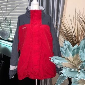 Columbia Sportswear warm red jacket